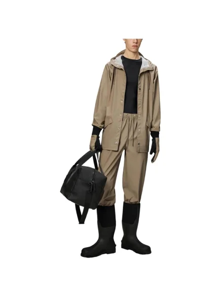Rains geacă Jacket W3 verde de tranziție bej
