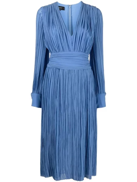 Rochie midi Rochas până la genunchi de costum albastru