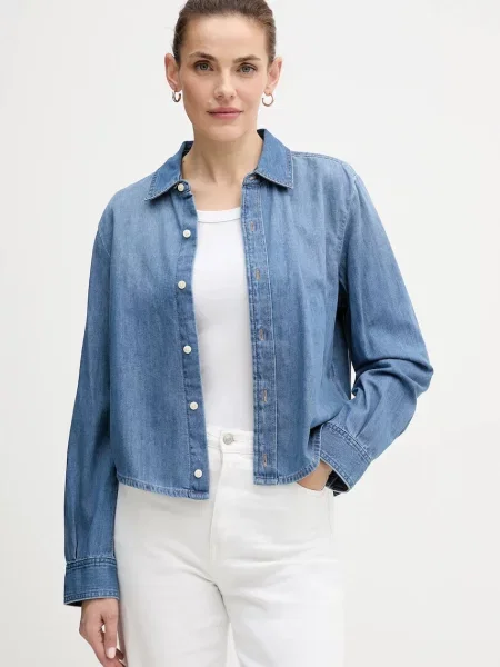 Jeans srajca Calvin Klein Jeans modra