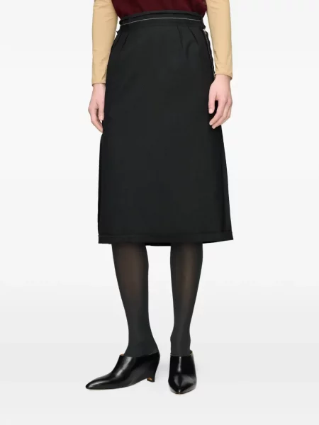 Fustă midi Maison Margiela alb