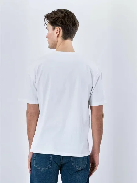 TEESHOPPEN Top T-shirts alb