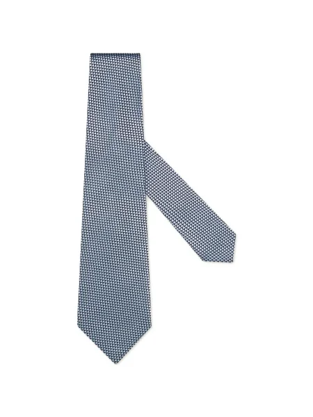 Cravată Zegna de mătase albastru