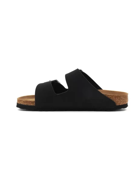 Birkenstock Arizona Vegan Birko-Flor Nubuck Narrow Fit Unisex Sandały Birkenstock Size: czarny