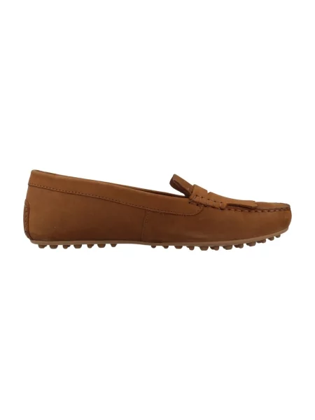 Geox mocasini din nubuc D KALISTENA maro