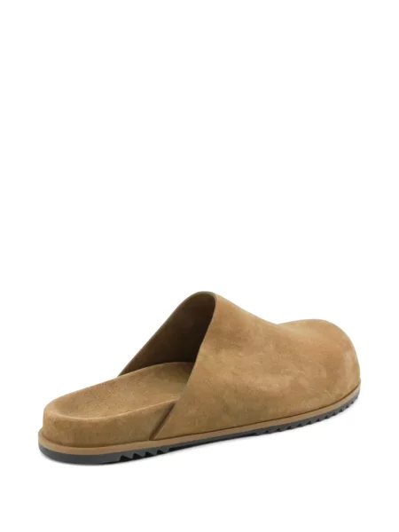 Papuci tip mules Rick Owens din piele de căprioară