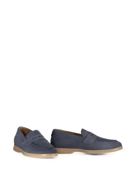 Pantofi loafer Bally din piele albastru