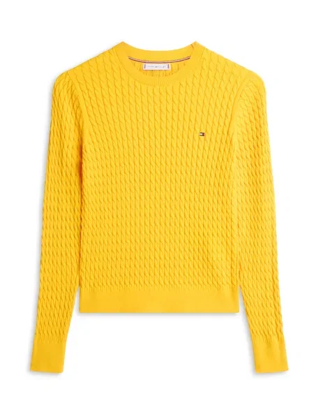 TOMMY HILFIGER Pulover curry galben