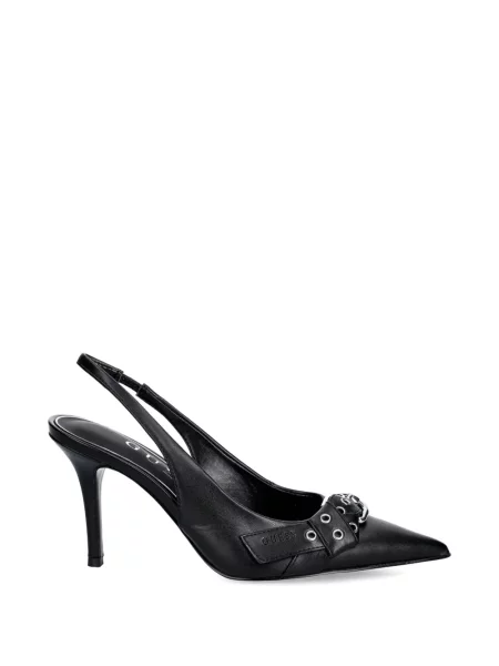 Pantofi cu toc Guess cu cataramă negru