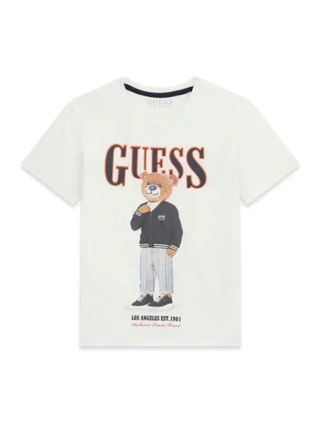 Dětské tričko Guess bílé