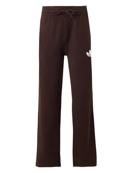 ADIDAS ORIGINALS Pantaloni Essentials maro închis alb