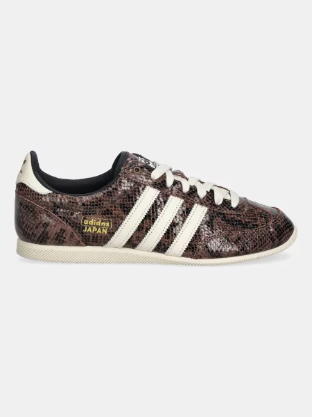 Δερμάτινα αθλητικά παπούτσια adidas Originals Japan W καφέ