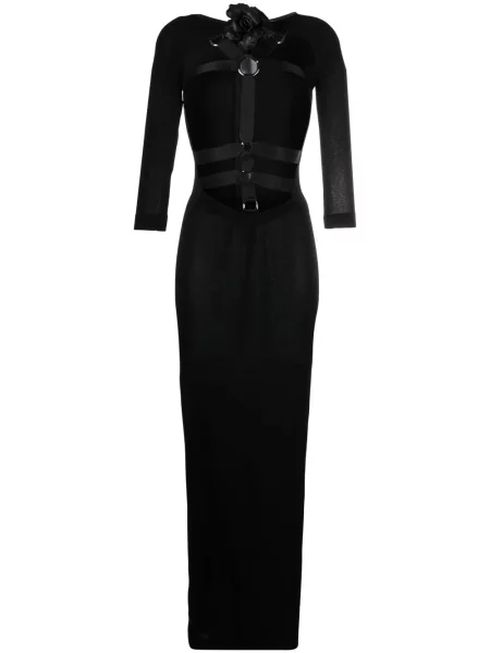 Rochie maxi Roberto Cavalli negru