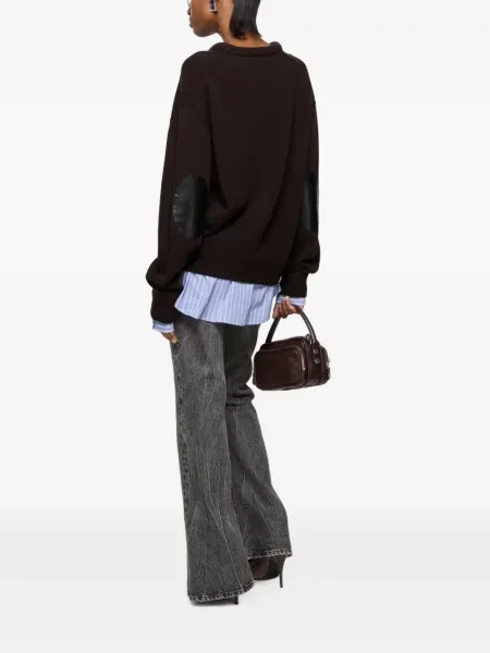 Pulover Acne Studios de lână maro
