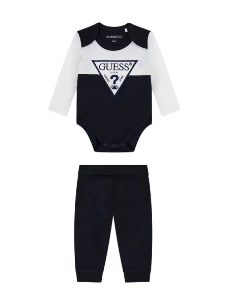 Komplet body s kalhotami Guess černý
