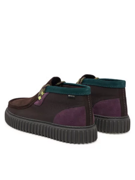 Clarks Nizki čevlji Torhill Hi GTX GORE-TEX rjava