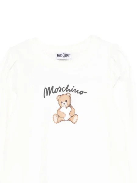 Sukienka dziecięca Moschino biała