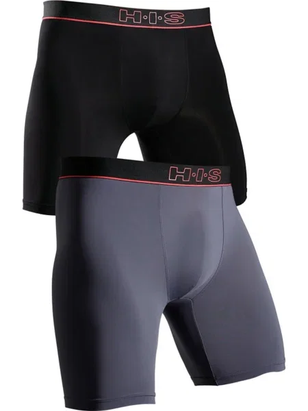 H.I.S Boksarice siva / rdeča črna