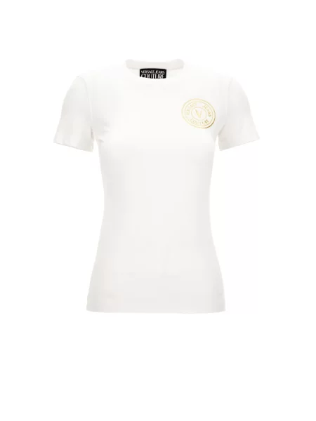 Koszulka polo Versace Jeans Couture biała