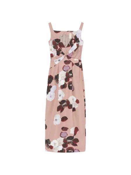 Rochie Antonio Marras cu model floral cu imagine roz