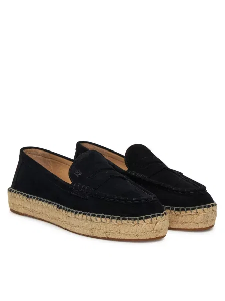 Espadrile LAUREN RALPH LAUREN črna