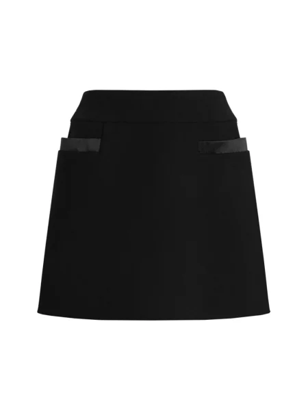 Spódnica mini Dolce And Gabbana wełniana czarna