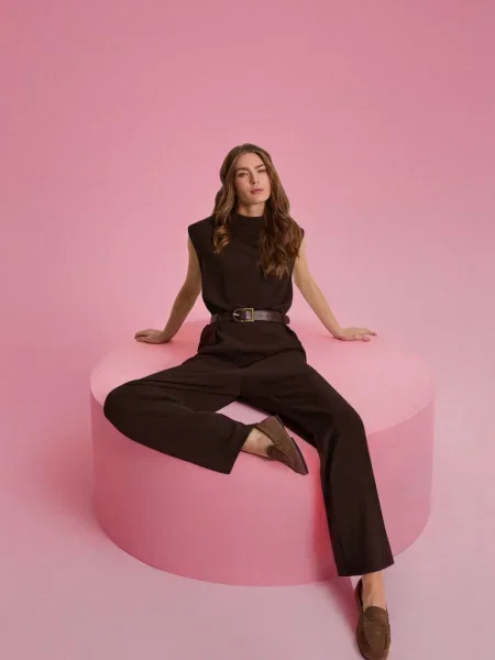 Rochie Marisse maro