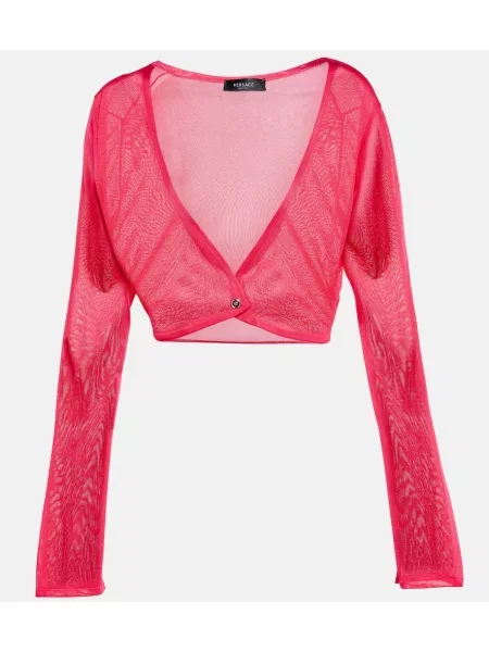 Cropp cardigan Versace roz