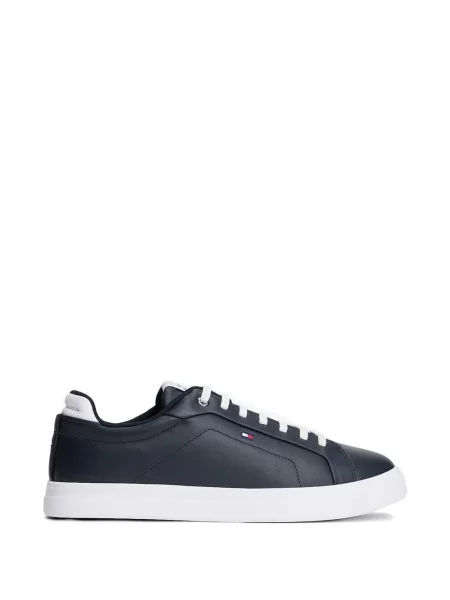 Sneakerși Tommy Hilfiger cu autograf albastru
