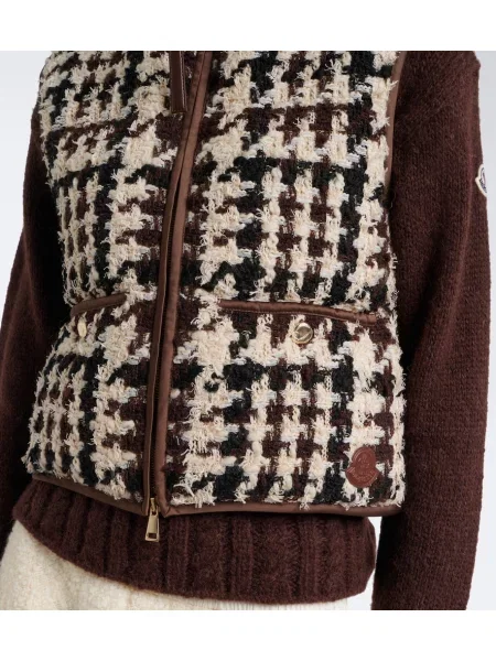 Vestă Moncler din piele