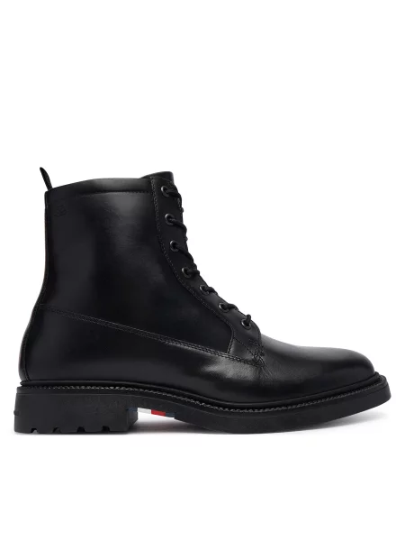 Casual μποτάκια Tommy Hilfiger μαύρο