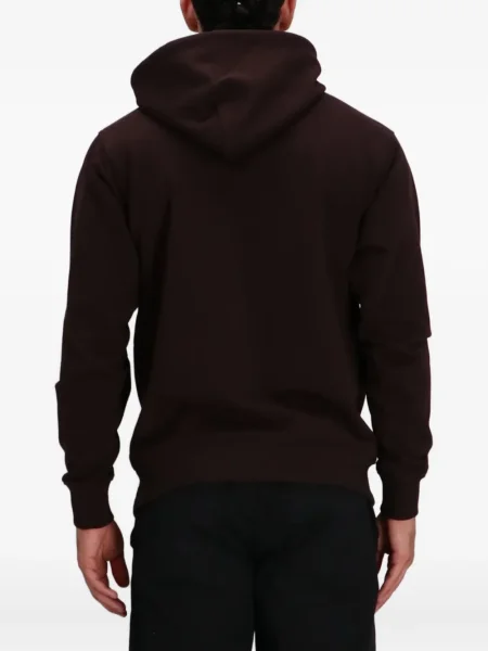 Hoodie Drôle De Monsieur με κέντημα καφέ