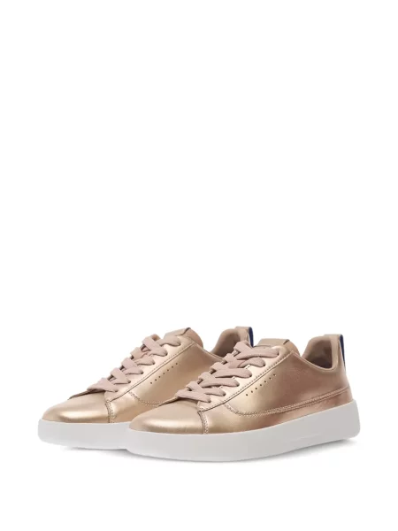 Fűzős csipkés sneaker Geox rózsaszín