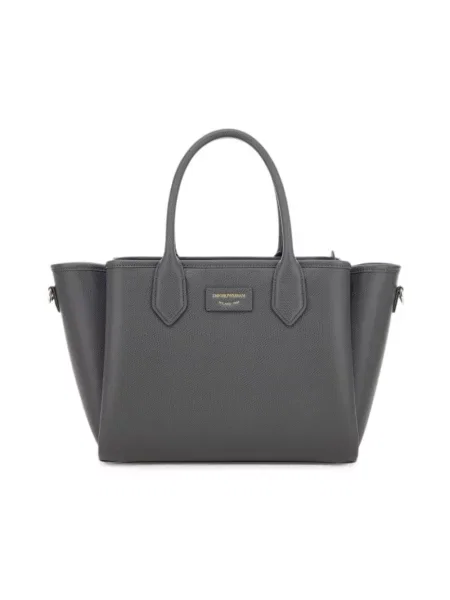 Torebka Emporio Armani skórzana szara