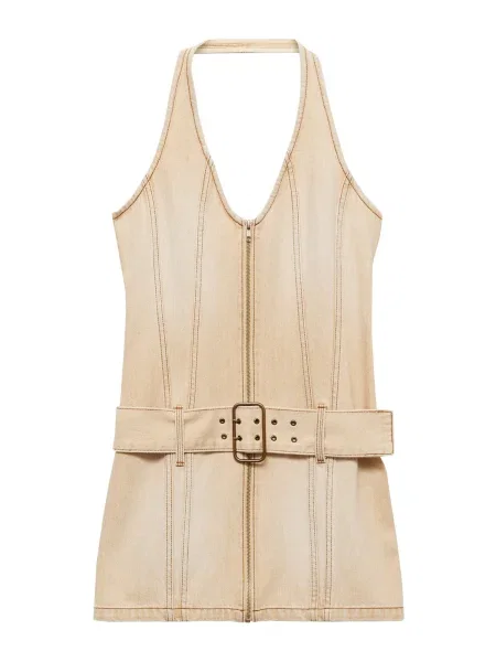 MANGO Rochie Jamie cappuccino maro