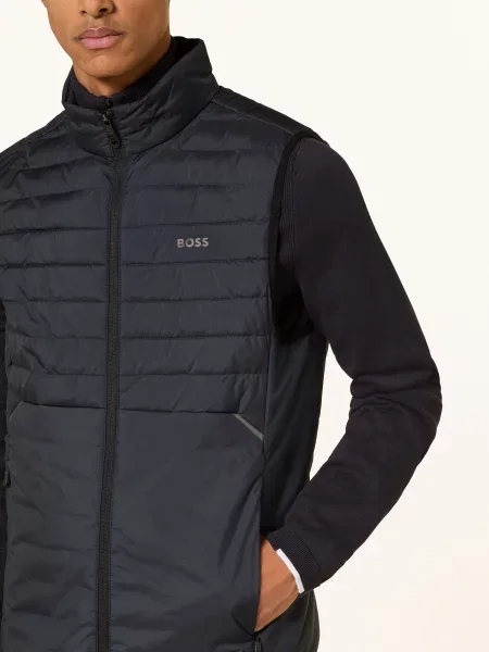 Boss Steppovaná Vesta Urbanex tmavě modrá