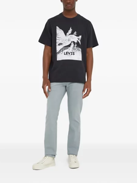 Retro lepršave traperice Levi's® lepršave s izlizanim efektom plava