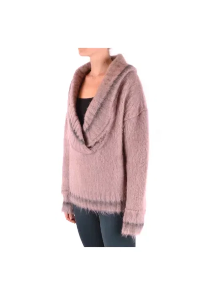 Sweter Peuterey wełniany różowy