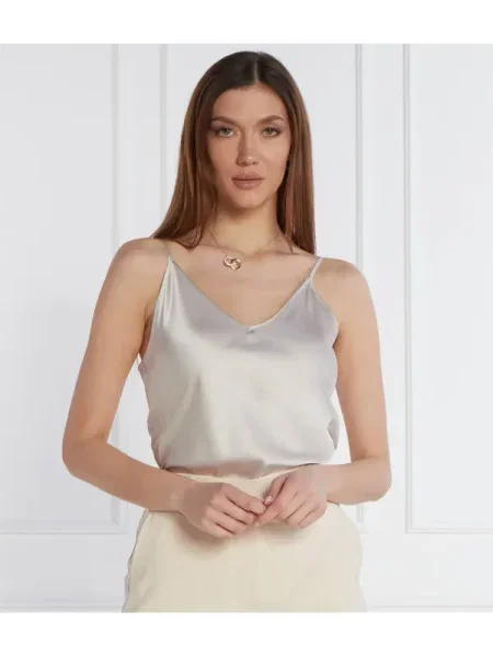 Top Mm de mătase gri