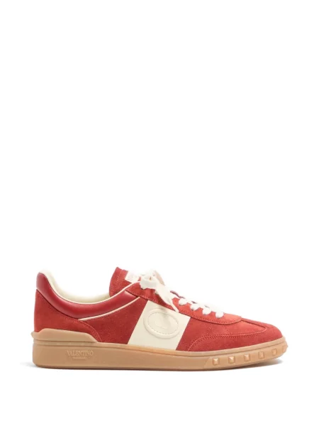 Sneakerși Valentino Garavani din piele roșu