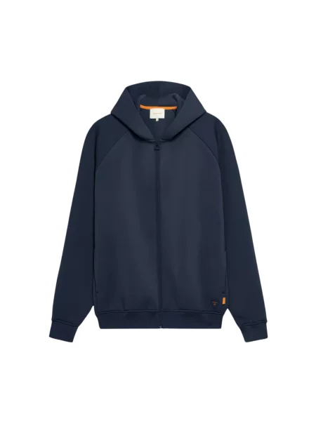 Bluza z kapturem Gertrude z kapturem niebieska