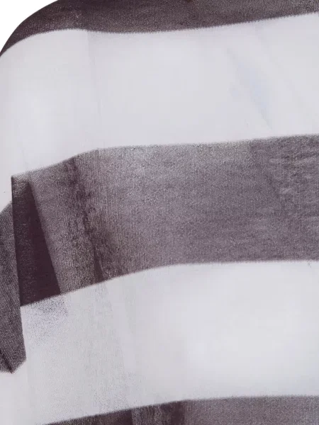 Krótka koszulka Antonelli w paski biała