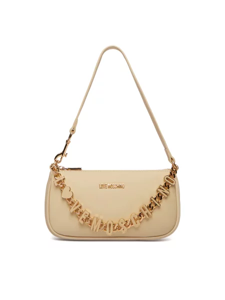 LOVE MOSCHINO Τσάντα Μπεζ μαύρο