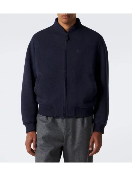 Geacă bomber Etro cu model paisley albastru