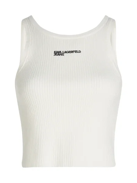 Top Karl Lagerfeld Jeans alb