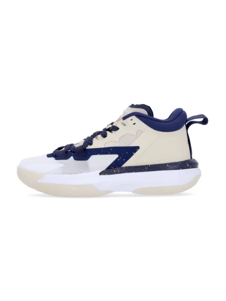 Sneakersy Jordan skórzane do koszykówki białe