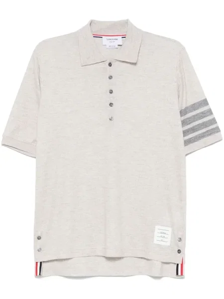 Polo Thom Browne de lână gri