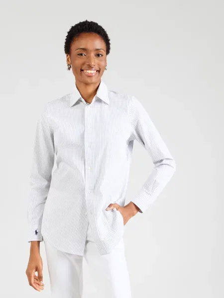 Polo Ralph Lauren Blúzka svetlomodrá biela
