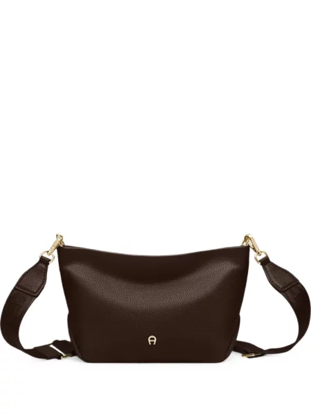 Geanta crossbody Aigner cu autograf maro