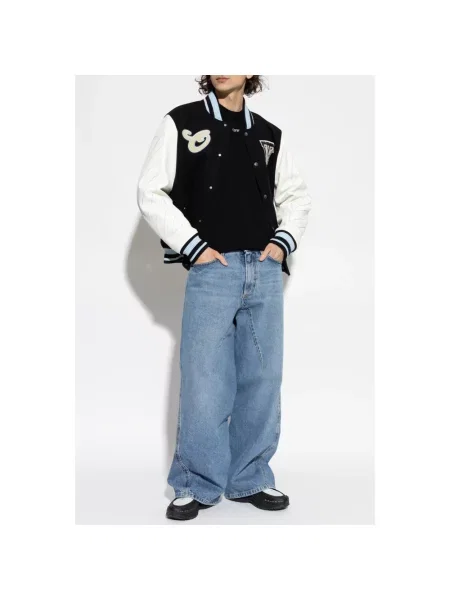 Sweter Off-white z logo biały