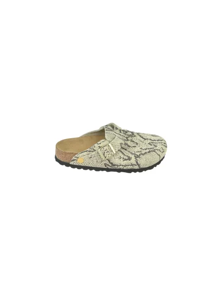 Klapki mules Birkenstock beżowe